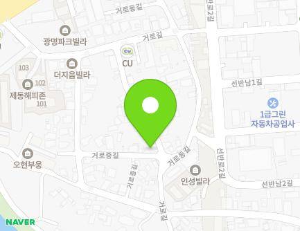 제주특별자치도 제주시 거로길 38 (화북이동, 거로썬빌라) 지도