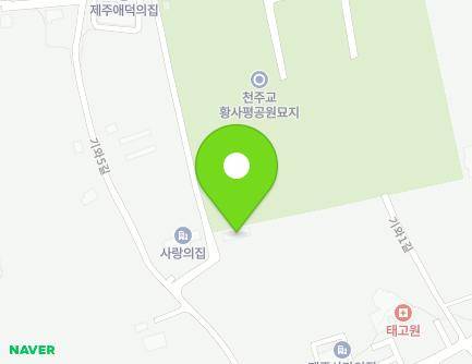 제주특별자치도 제주시 기와5길 117-4 (화북이동, 황사평공원묘지사무소) 지도