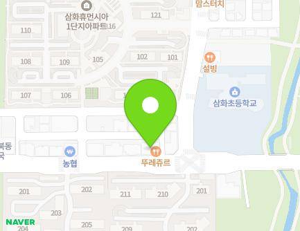 제주특별자치도 제주시 화삼로 23 (화북일동, 무지개빌딩) 지도