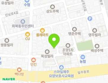 제주특별자치도 제주시 진동로3길 28-16 (화북일동, 남문주택) 지도