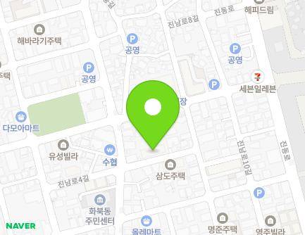 제주특별자치도 제주시 진남로6길 22-1 (화북일동, 정우빌리지) 지도