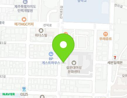 제주특별자치도 제주시 선덕로6길 11 (연동, 회복감리교회) 지도