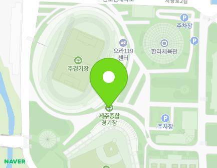 제주특별자치도 제주시 서광로2길 24 (오라일동, 종합경기장) 지도