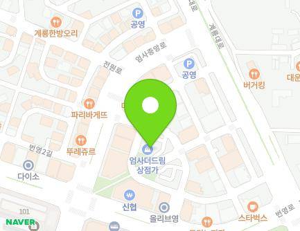 충청남도 계룡시 엄사면 번영1길 5-17 (엄사상점가공영주차장) 지도