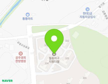 충청남도 공주시 무령로 599-50 (금흥동, 월송지구지평더웰아파트) 지도