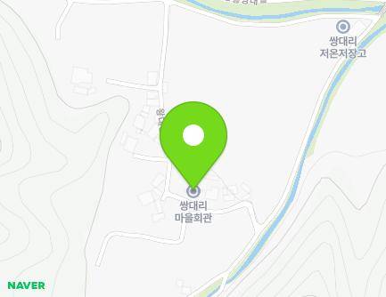 충청남도 공주시 신풍면 왕대동길 10 (쌍대리마을회관) 지도