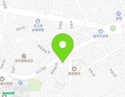 충청남도 공주시 국고개길 40-1 (옥룡동) 지도