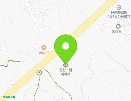 충청남도 공주시 백제문화로 2082 (웅진동, 한산그린아파트) 지도