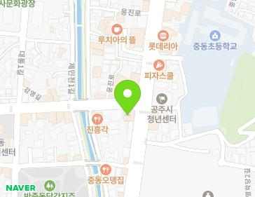 충청남도 공주시 웅진로 137 (중동) 지도