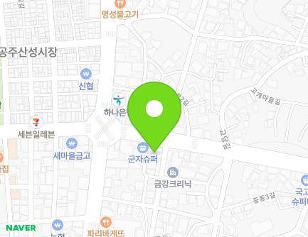 충청남도 공주시 무령로 232 (중동, 우리빌딩) 지도