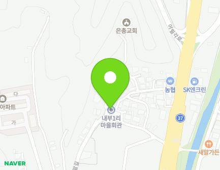 충청남도 금산군 군북면 새말길 16 (내부1리마을회관) 지도