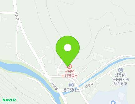 충청남도 금산군 군북면 상곡길 46 (군북상곡리보건소) 지도