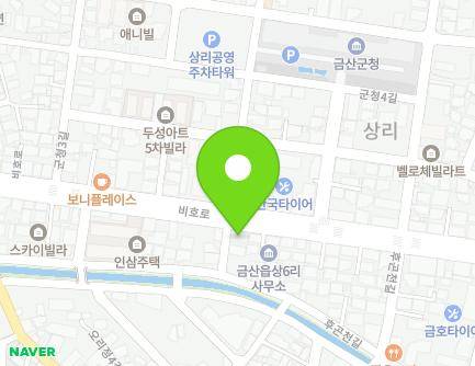 충청남도 금산군 금산읍 비호로 40 지도