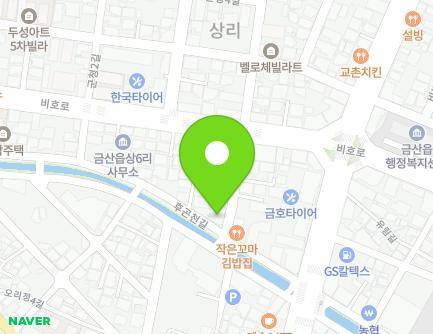 충청남도 금산군 금산읍 후곤천길 53 지도