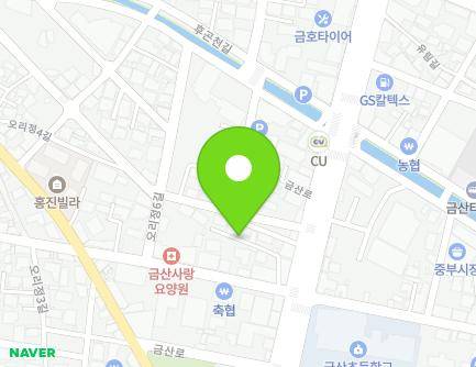 충청남도 금산군 금산읍 오리정4길 28 지도