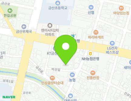 충청남도 금산군 금산읍 비선길 37-6 지도