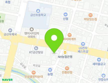 충청남도 금산군 금산읍 인삼로 78-3 지도