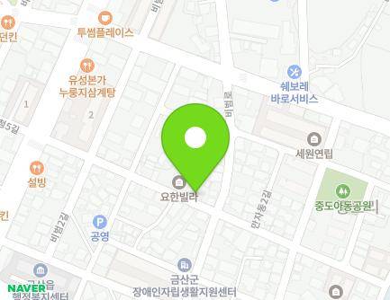 충청남도 금산군 금산읍 비범3길 18-9 (요한빌라) 지도