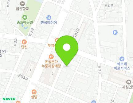 충청남도 금산군 금산읍 비범2길 20 (삼화빌라) 지도