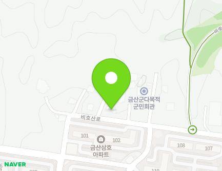 충청남도 금산군 금산읍 비호산로 46 (동화나라어린이집) 지도