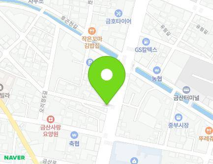 충청남도 금산군 금산읍 금산로 1471-1 (감초당한의원) 지도