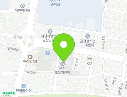 충청남도 금산군 금산읍 인삼로 14 (금산교육청) 지도