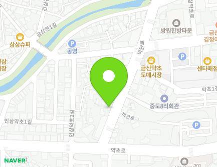 충청남도 금산군 금산읍 비단로 131 (홍삼나라) 지도