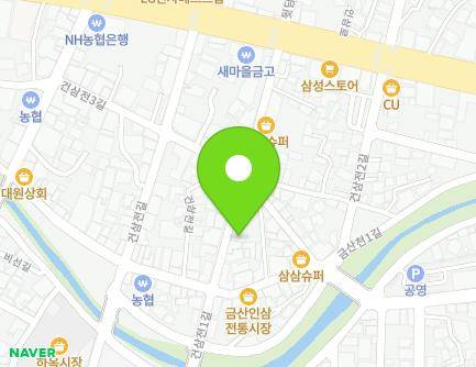 충청남도 금산군 금산읍 건삼전1길 26 (중도1리경로당) 지도