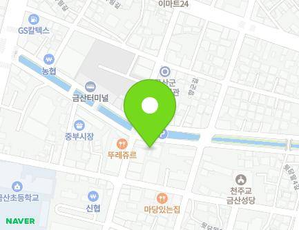 충청남도 금산군 금산읍 후곤천길 88 (경희한의원) 지도