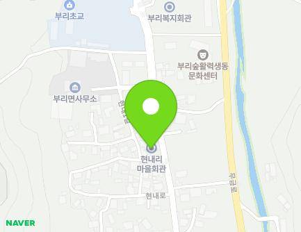 충청남도 금산군 부리면 현내로 59 (현내1리경로당) 지도