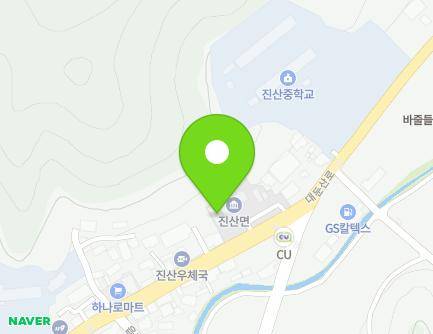 충청남도 금산군 진산면 읍내로 69 (진산면사무소,진산면보건지소) 지도