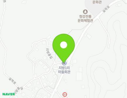 충청남도 금산군 진산면 지방골길 60 (지방1리마을회관) 지도