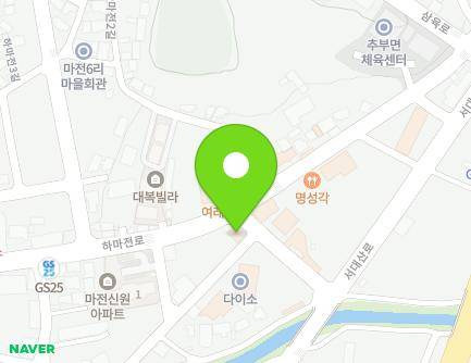 충청남도 금산군 추부면 하마전로 56 지도