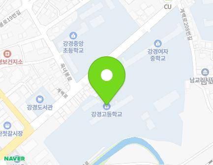 충청남도 논산시 강경읍 계백로 188 (강경고등학교) 지도
