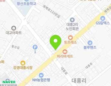 충청남도 논산시 강경읍 계백로 121 지도