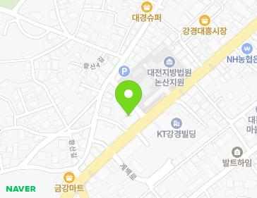 충청남도 논산시 강경읍 계백로 93 지도