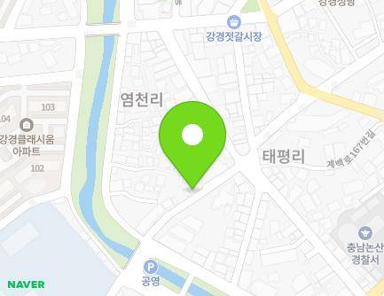 충청남도 논산시 강경읍 옥녀봉로19번길 38 지도