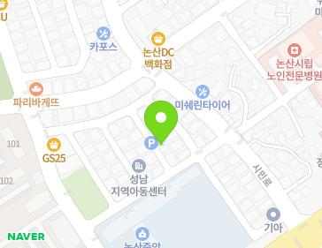 충청남도 논산시 시민로295번길 8-6 (내동, 강산빌라) 지도