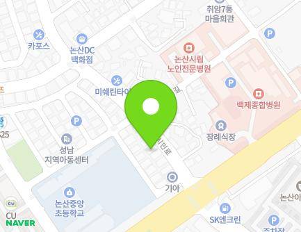 충청남도 논산시 시민로 289-1 (내동, 회현제) 지도