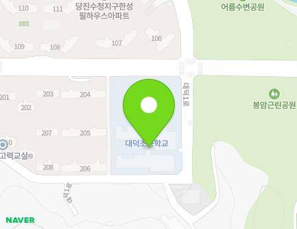 충청남도 당진시 대덕1로 80 (대덕동, 대덕초등학교) 지도