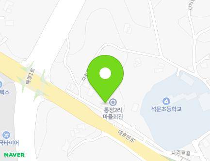 충청남도 당진시 석문면 다리들길 3-22 (통정2리마을회관) 지도