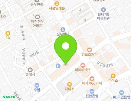 충청남도 당진시 당진중앙1로 195 (읍내동, 골드프라자) 지도