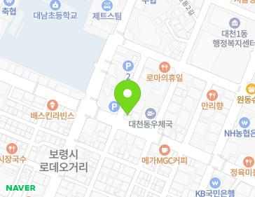 충청남도 보령시 중앙로 82 (대천동) 지도