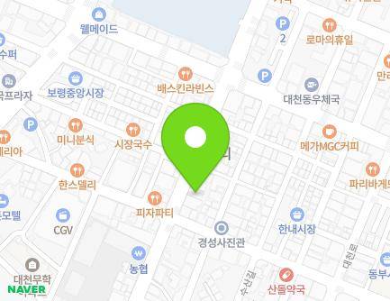 충청남도 보령시 남대천로 41 (대천동, 약국) 지도