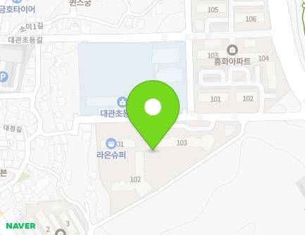 충청남도 보령시 대관초등길 100 (대천동, 라온프라이빗아파트) 지도