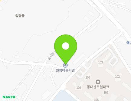 충청남도 보령시 원평1길 35 (동대동, 원평마을회관) 지도