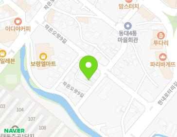 충청남도 보령시 작은오랏9길 22-19 (동대동) 지도