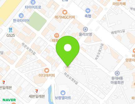 충청남도 보령시 작은오랏9길 5 (동대동) 지도