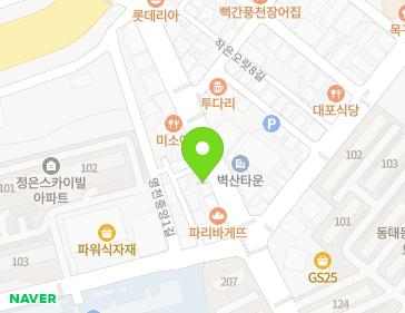 충청남도 보령시 주공로 22 (명천동) 지도