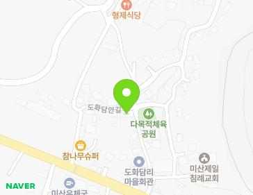 충청남도 보령시 미산면 도화담안길 13 (도화담교회) 지도